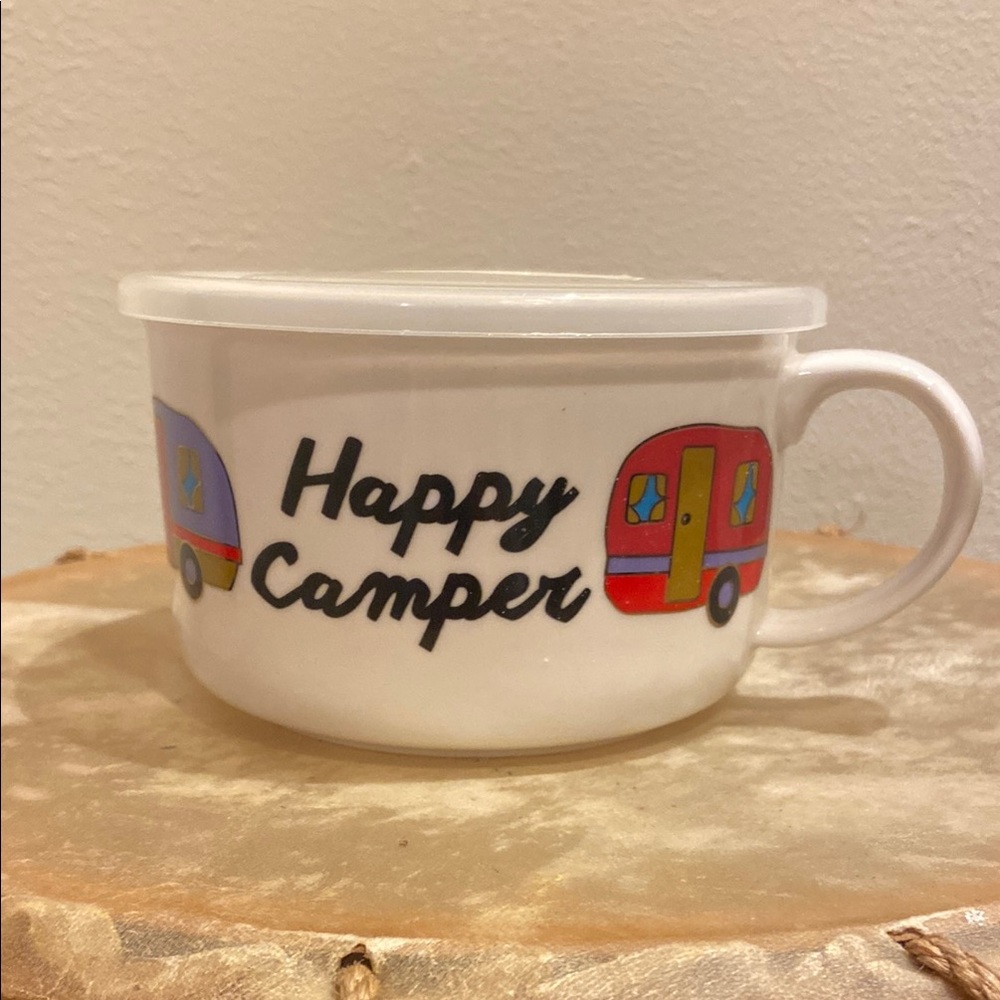 Happy Camper Mug with Lid